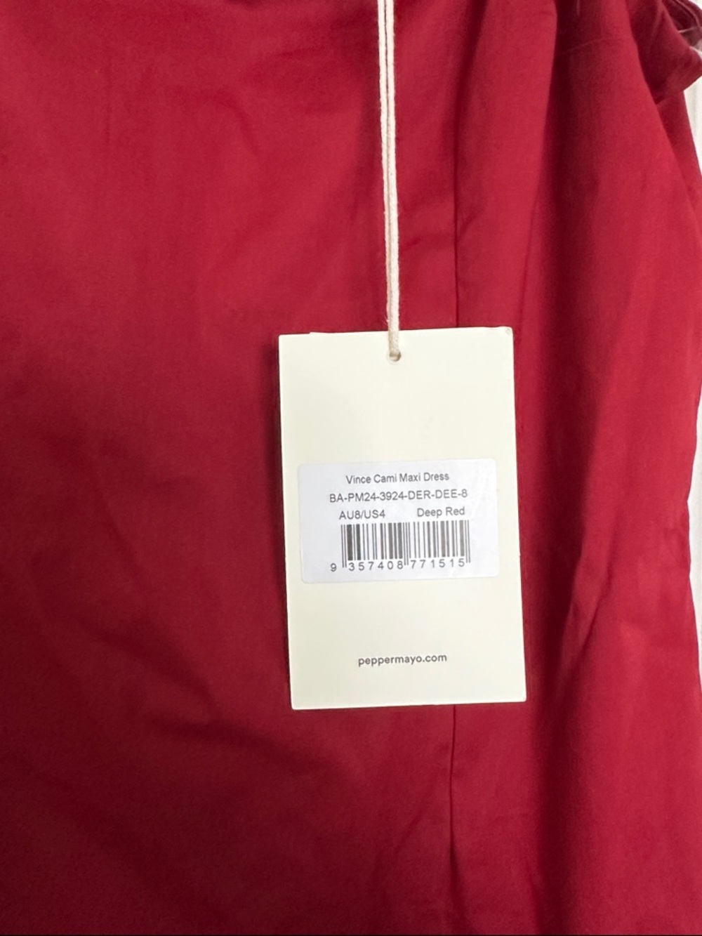 Peppermayo Red Maxi Dress with Spaghetti Straps - Picture 4 of 7
